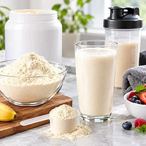 A yw'n iawn rhag-gymysgu powdr protein?